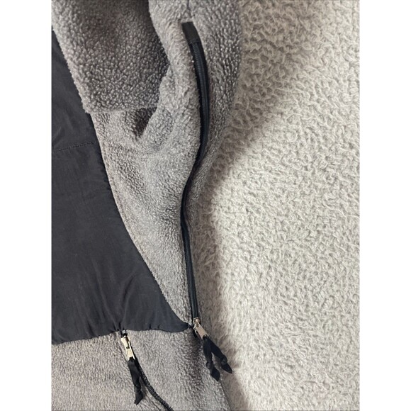 The North Face Denali Jacket Fleece Full Zip Mens Large Gray Black Polartec EUC - Picture 3 of 9